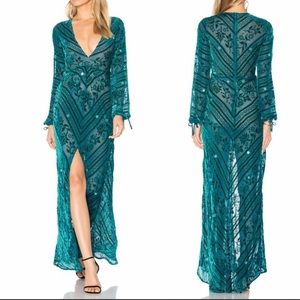 For Love & Lemons J’Adore Maxi Dress